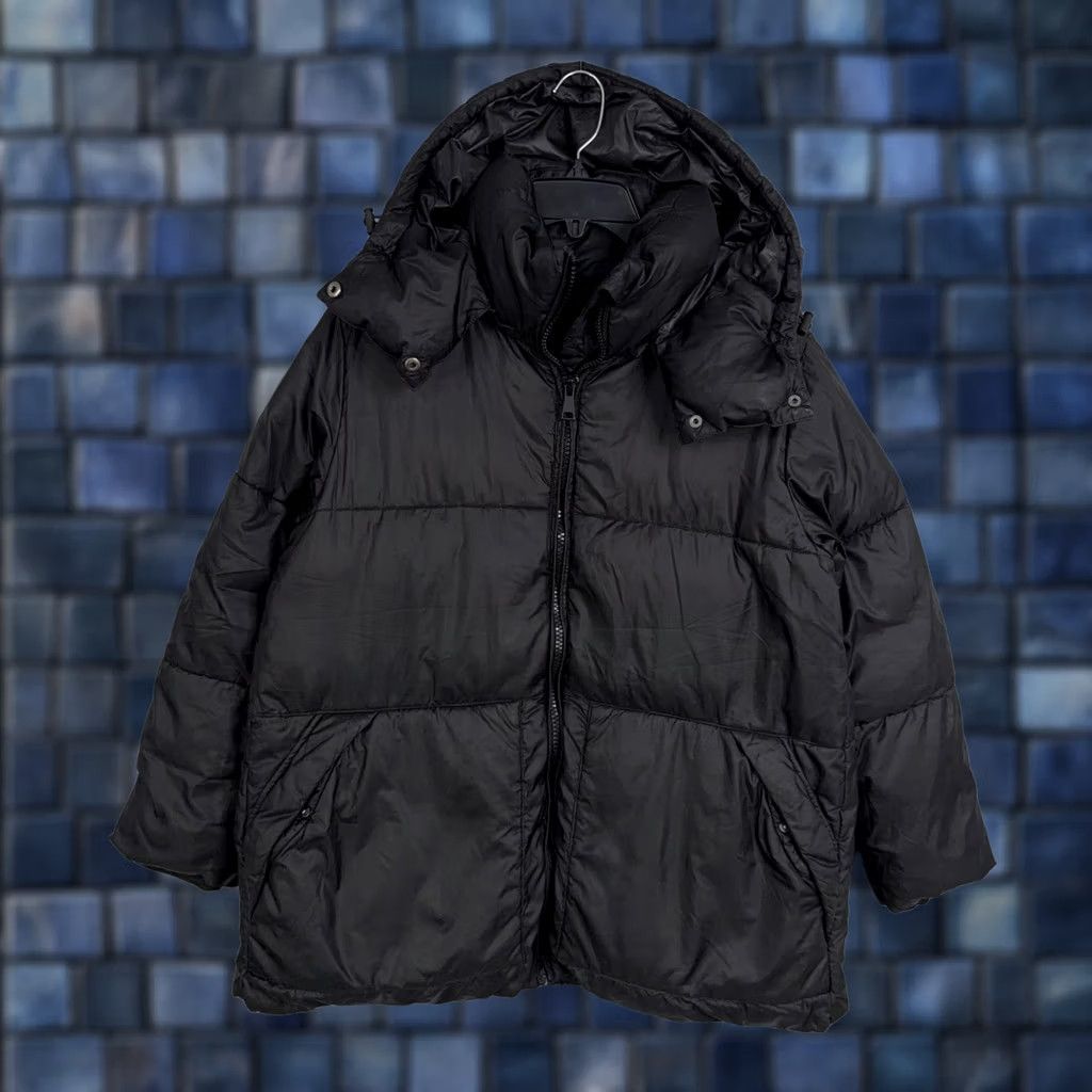 Gap Gap Puffer Jacket Mens M Black Solid PrimaLoft P.U.R.E. Hooded Winter Gorpcore Jacket Size US M / EU 48-50 / 2 - 1 Thumbnail