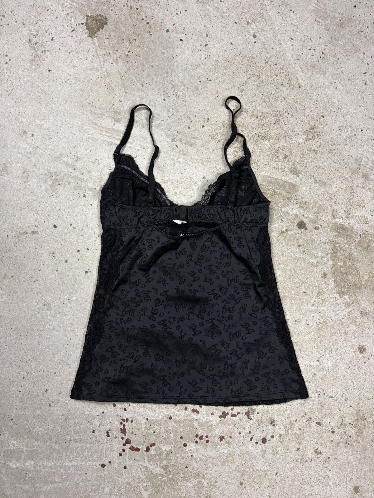Dolce & Gabbana 2000s Dolce & Gabbana Underwear Lace Trims Flower Embroidery Size L / US 10 / IT 46 - 2 Thumbnail