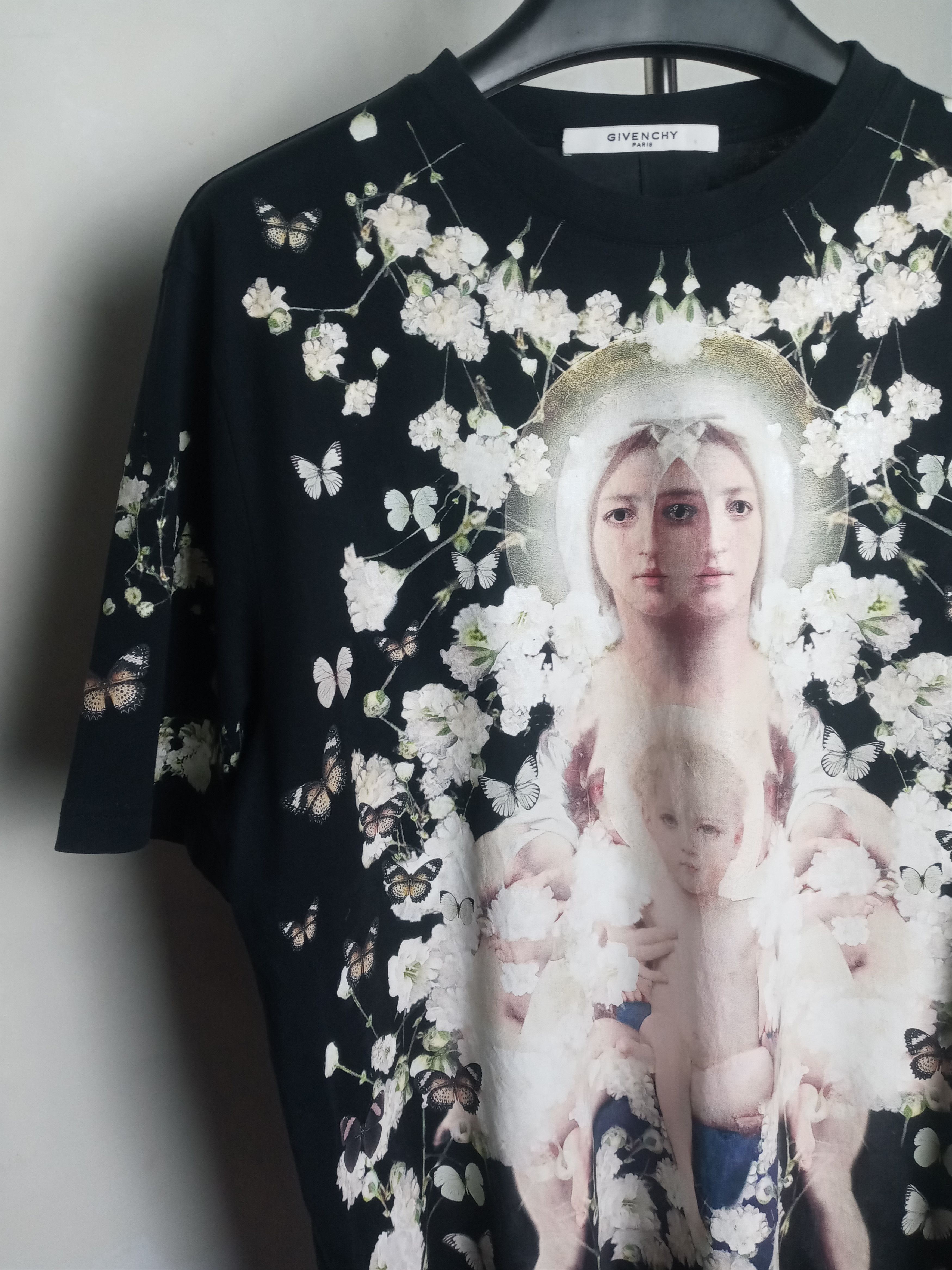 Givenchy Givenchy Madonna Breath Cotton T shirt S Oversized Size US M / EU 48-50 / 2 - 2 Thumbnail
