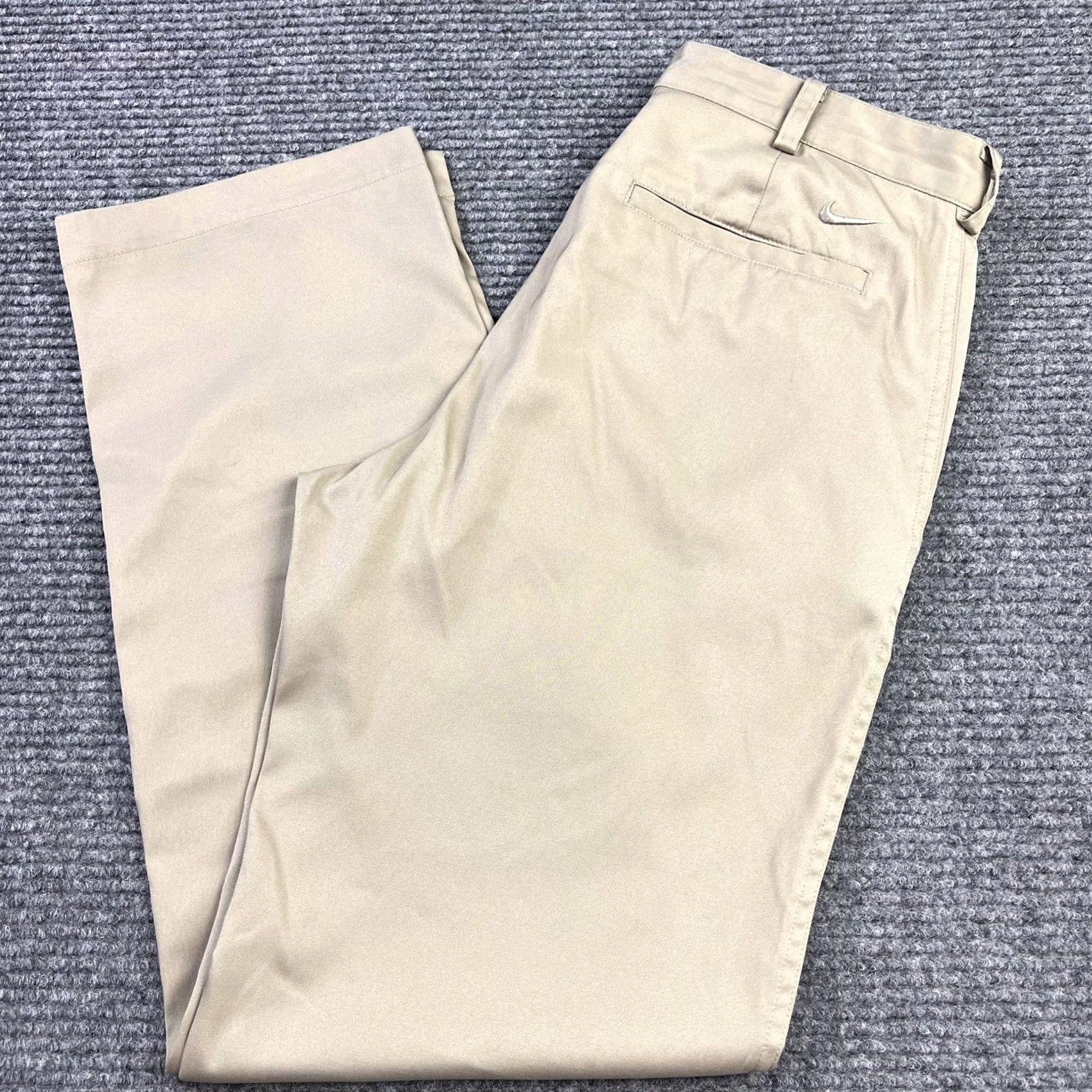 Nike Nike Golf Dri-Fit Tour Performance Khaki Mens Pants 30x30 Chino Style Regular Straight Front Pockets Logo Size US 30 / EU 46 - 6 Thumbnail
