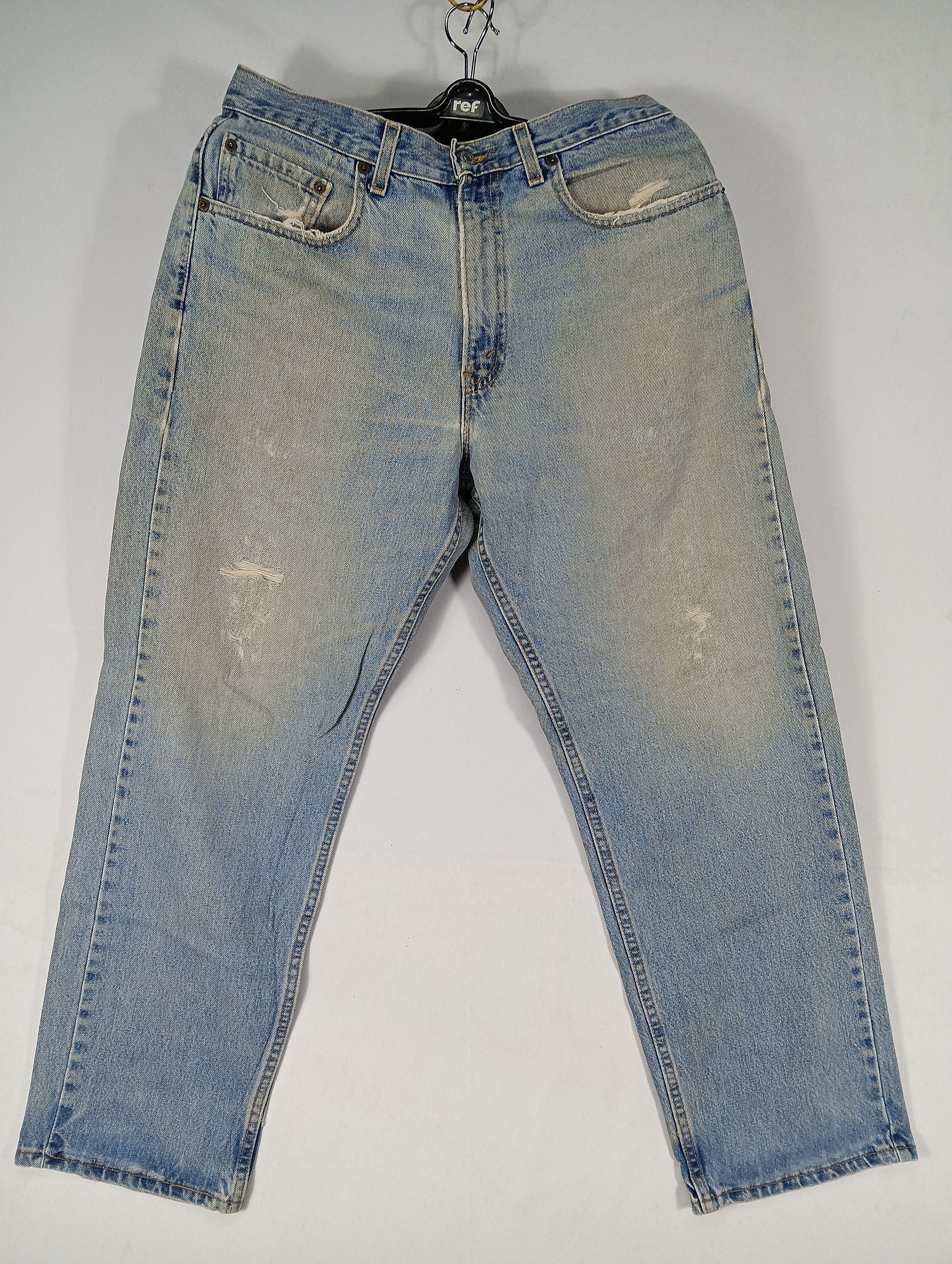 Levi's Vintage Clothing vintage levis 569 made in USA DISTRESSED RARE Size US 34 / EU 50 - 2 Thumbnail