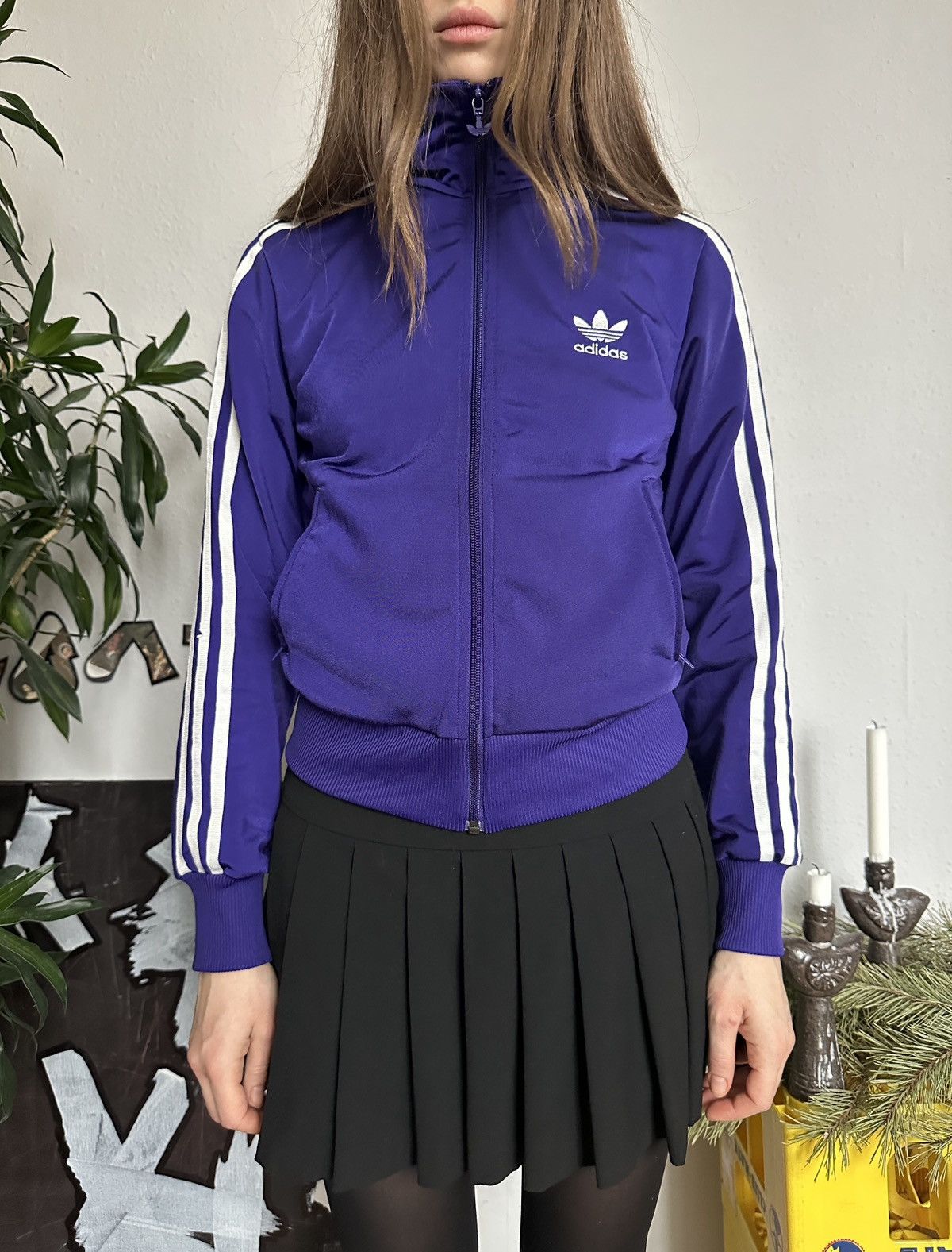 Adidas Adidas Vintage Track Jacket Coquette Block Core Size XS / US 0-2 / IT 36-38 - 6 Thumbnail