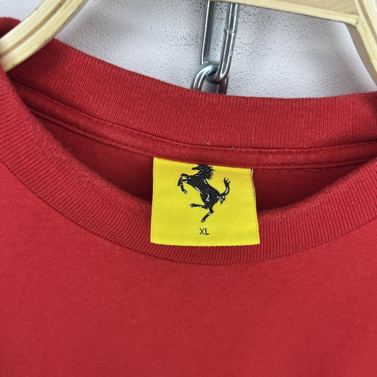 Ferrari Ferrari Logo Crest T-Shirt Racing VTG 90s Cars Size US XL / EU 56 / 4 - 7 Thumbnail