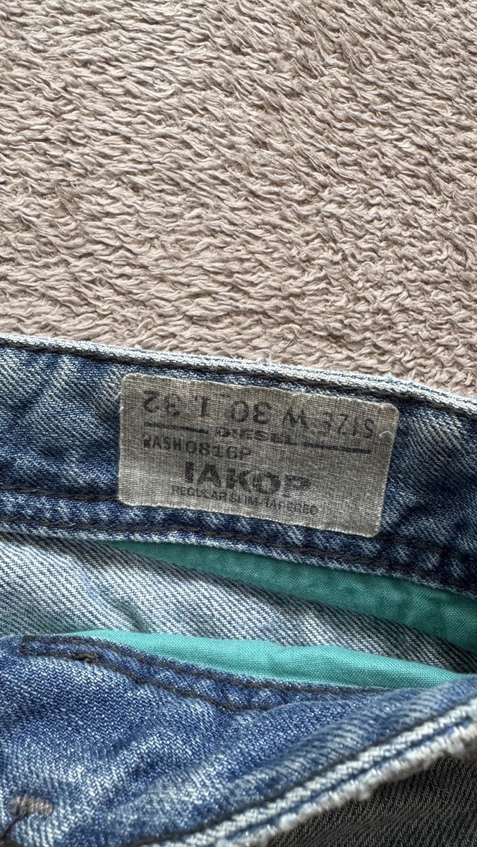 Japanese Brand Diesel Iakop Mudwash Ripped Slim Jeans helmut lang lgb Size US 30 / EU 46 - 6 Thumbnail