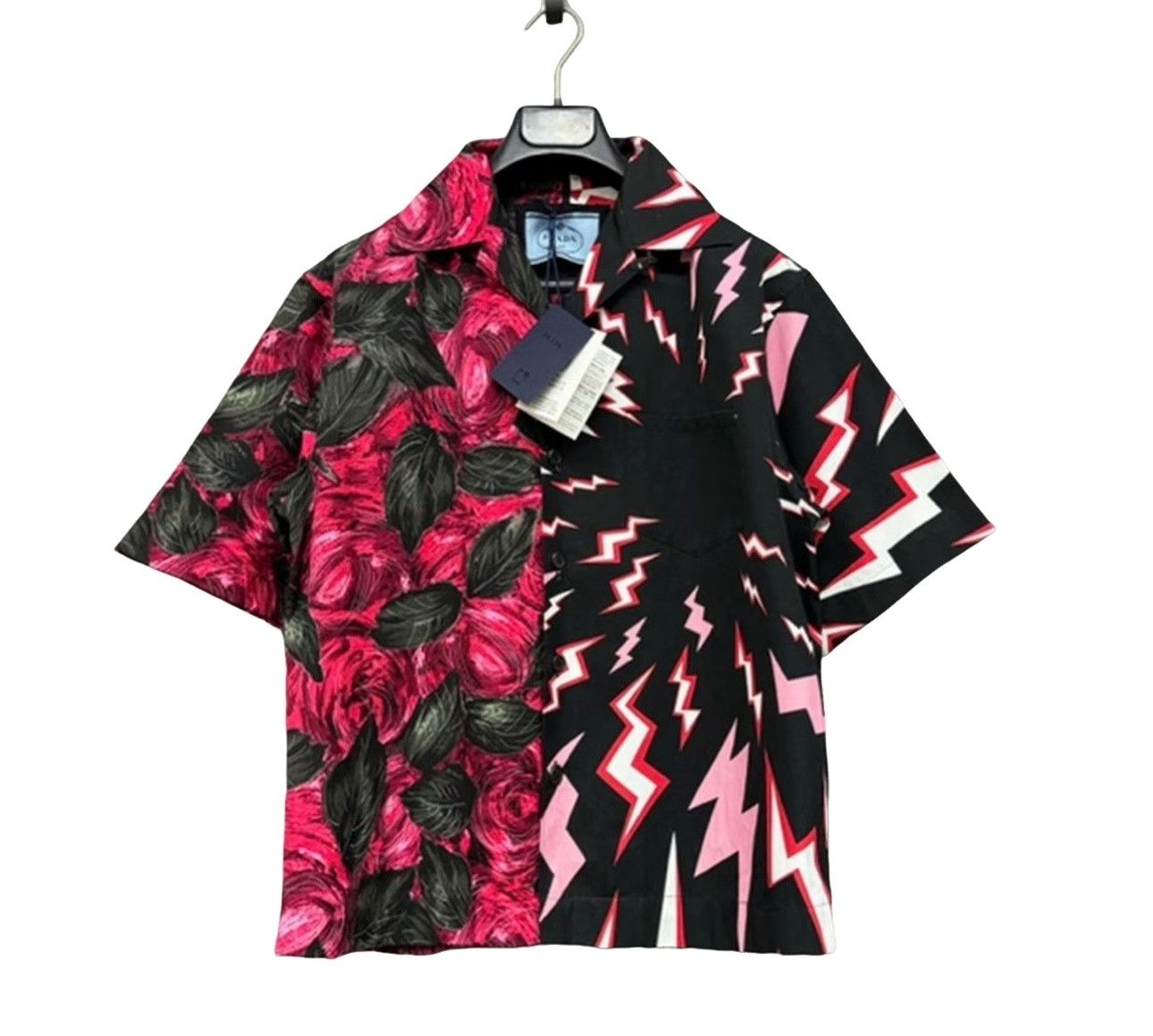 Prada Prada Frankenstein Split Print Shirt US XS Size US XS / EU 42 / 0 - 1 Thumbnail
