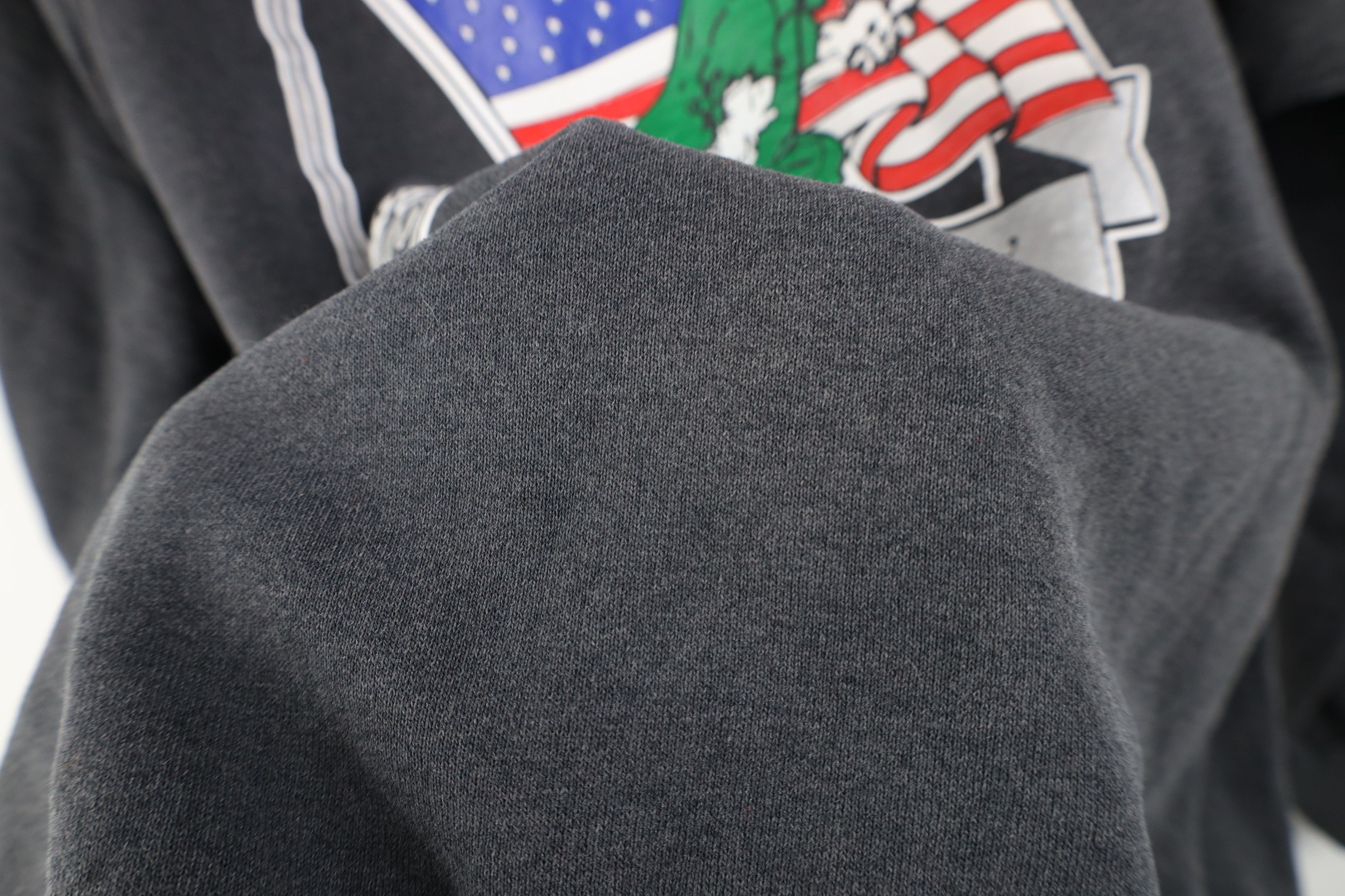 Vintage Vintage 90s Infantry Battalion 4th Platoon Sweatshirt Black Size US XL / EU 56 / 4 - 10 Thumbnail