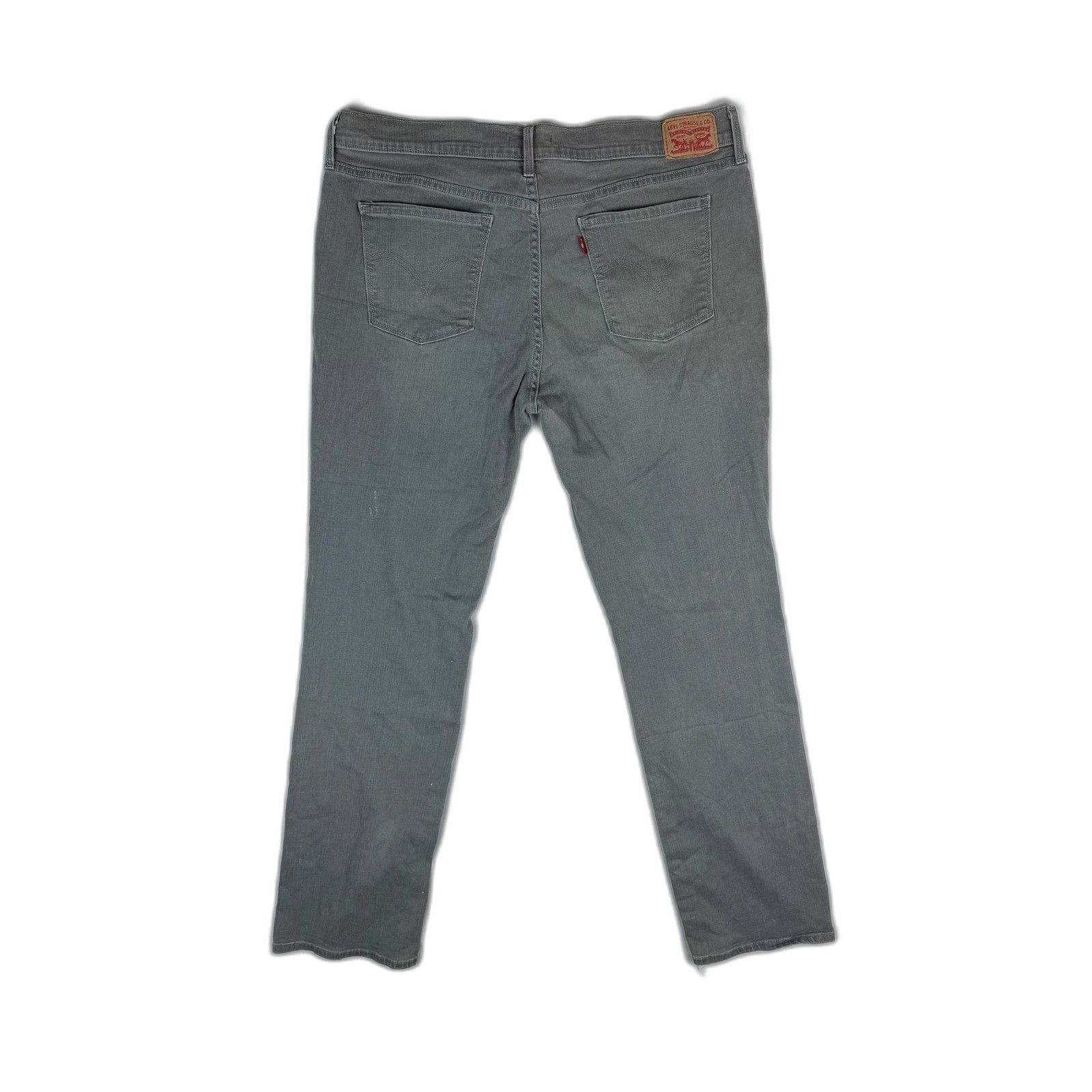 Levi's Levi's 505 Straight Fit Jeans Grey Men's Size 33 Denim Casua Size US 33 - 1 Thumbnail