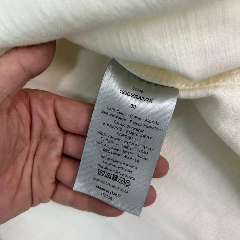 Dior Dior Size39 Limited embroidered shirt for the Year of the O Size US XXS / EU 40 - 5 Thumbnail