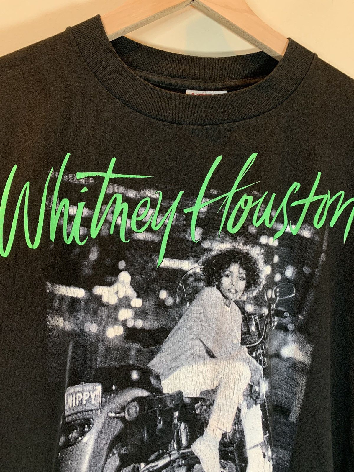 Band Tees × Rap Tees × Vintage RARE Vintage 1991 Whitney Houston Im Your Baby Tonight Shirt Size US XXL / EU 58 / 5 - 7 Thumbnail