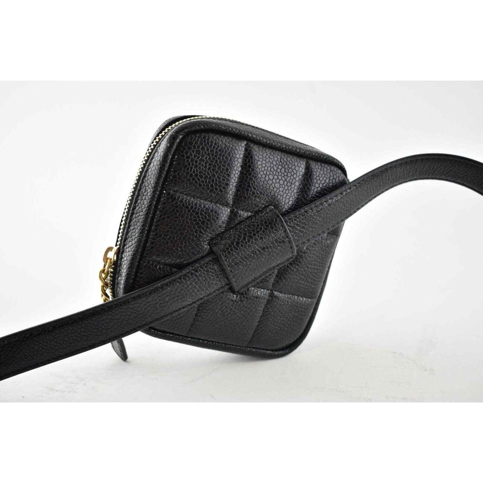 Chanel Chanel Caviar Quilted Gold CC Waist Fanny Pack Bum Belt Bag Size ONE SIZE - 6 Thumbnail