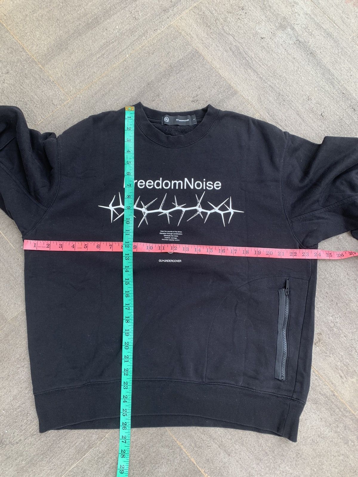 GU × Undercover Gu & Undercover Freedom Noise Sweatshirt Size US L / EU 52-54 / 3 - 4 Thumbnail