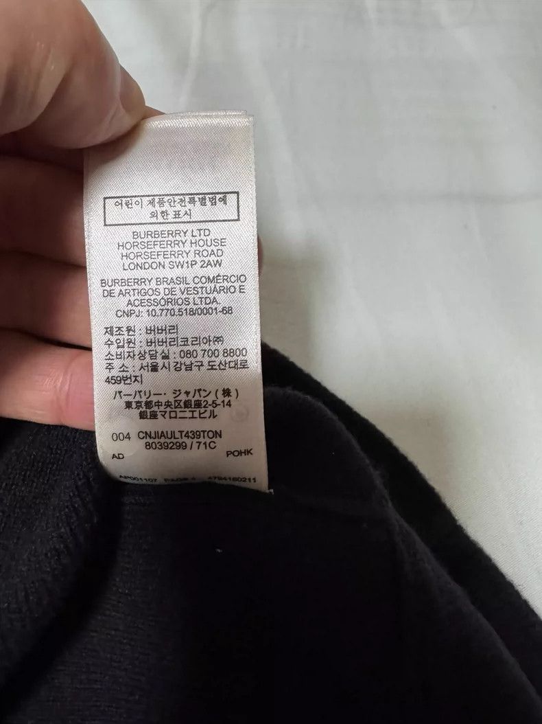 Burberry Burberry Burberry Cashmere Short Sleeve Top for Men-2507 Size US S / EU 44-46 / 1 - 9 Thumbnail