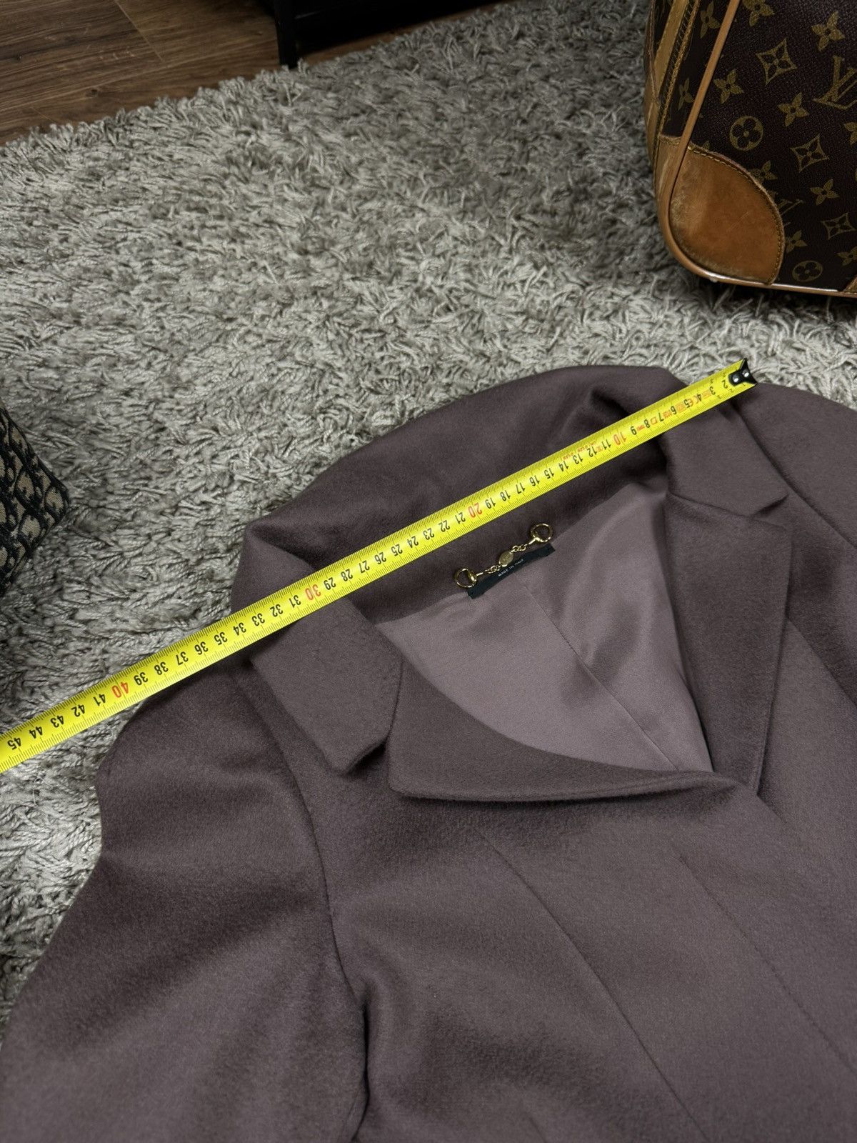 Gucci Wool trench coat Gucci original luxury streetwear item Size XS / US 0-2 / IT 36-38 - 8 Thumbnail