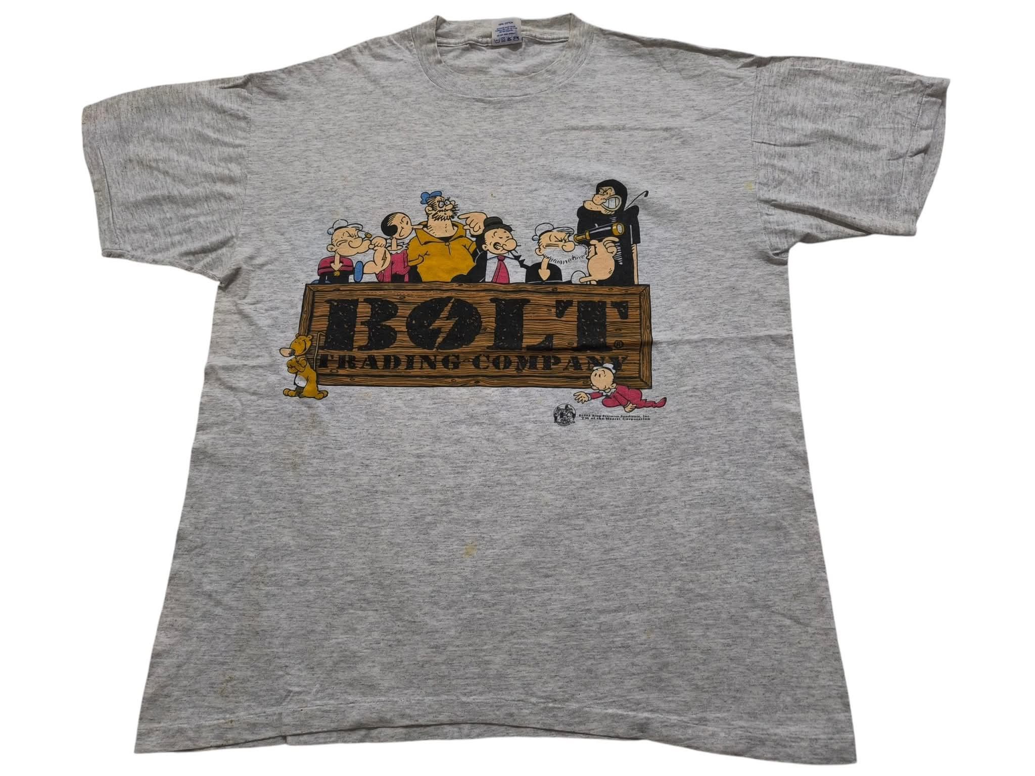 Lightning Bolt Vintage Lightning Bolt X Popeye 1993 surf skate tee Size US L / EU 52-54 / 3 - 1 Thumbnail