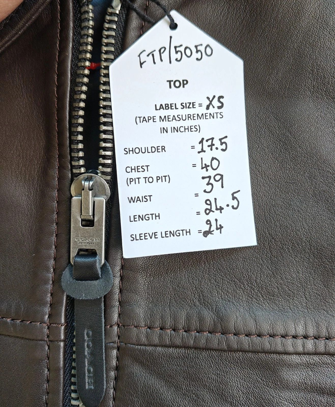 Coach Coach Leather Jacket FTP 5050 Size US XS / EU 42 / 0 - 3 Thumbnail