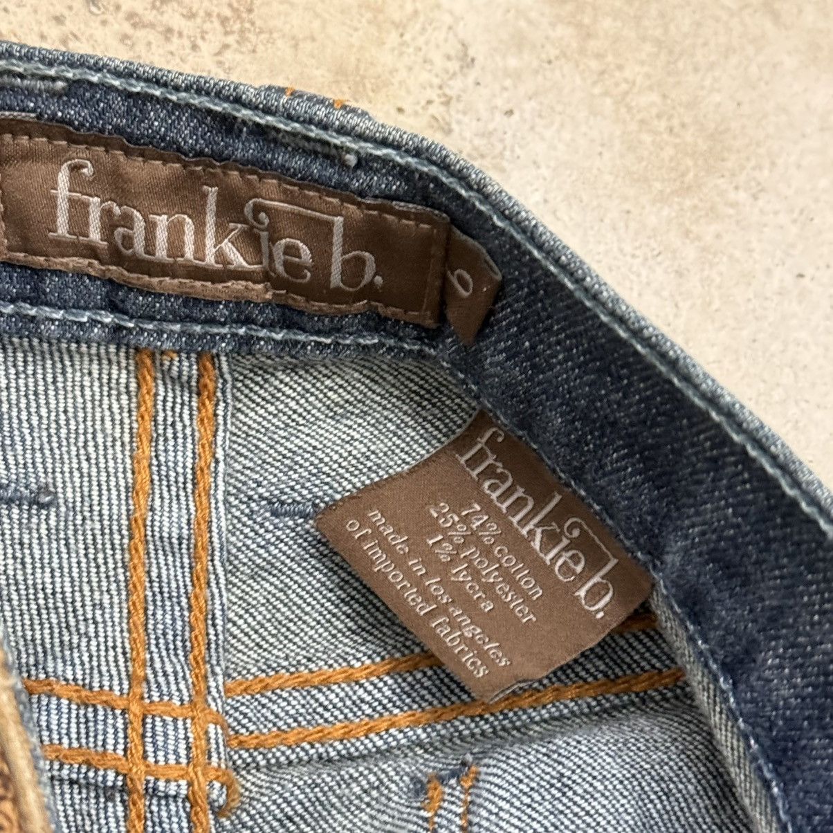 Frankie Shop Frankie b. Embellish Back Pocket Flare Denim Pants Size 30" / US 8 / IT 44 - 8 Thumbnail