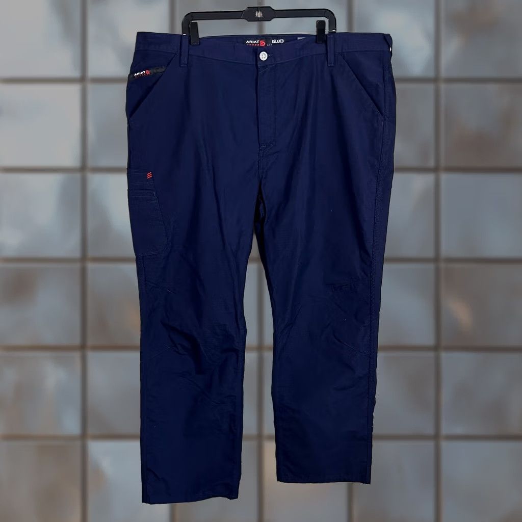 Ariat Ariat FR M4 Relaxed Boot Flame Resistant Work Pants Navy Blue 44x32 Aramid Mens Size US 44 / EU 60 - 1 Thumbnail