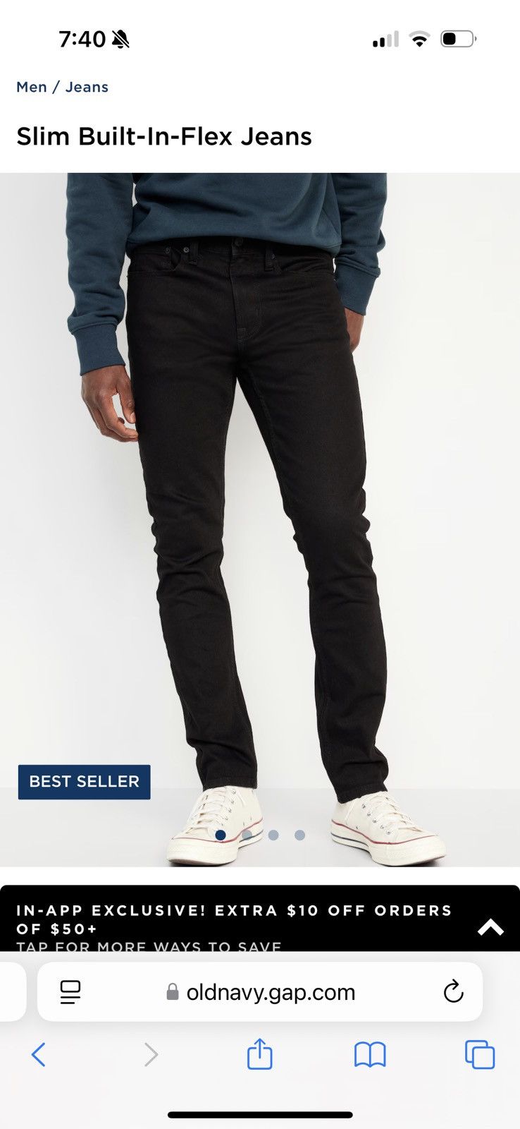 Old Navy Old navy Slim Built-In-Flex Jeans Size US 36 / EU 52 - 9 Thumbnail