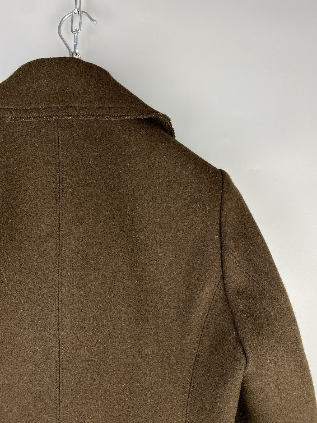 Jil Sander × Uniqlo Jil Sander Uniqlo J+ Womens Wool Casual Pea Coat Size L / US 10 / IT 46 - 16 Thumbnail