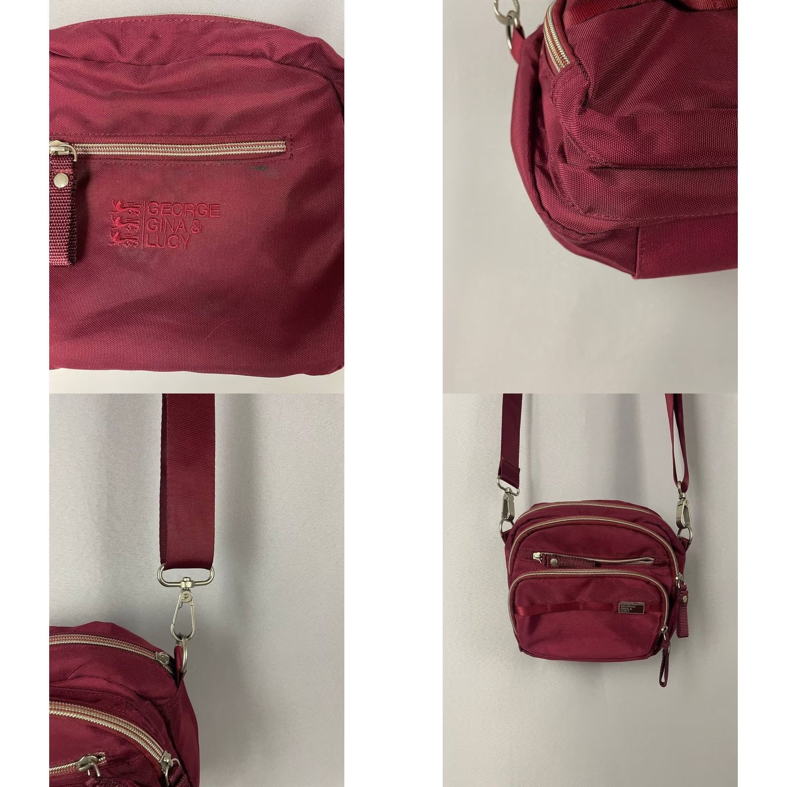 George Gina & Lucy George Gina & Lucy Womens Red Crossbody Polyester Bag Sport Bag Size ONE SIZE - 8 Thumbnail
