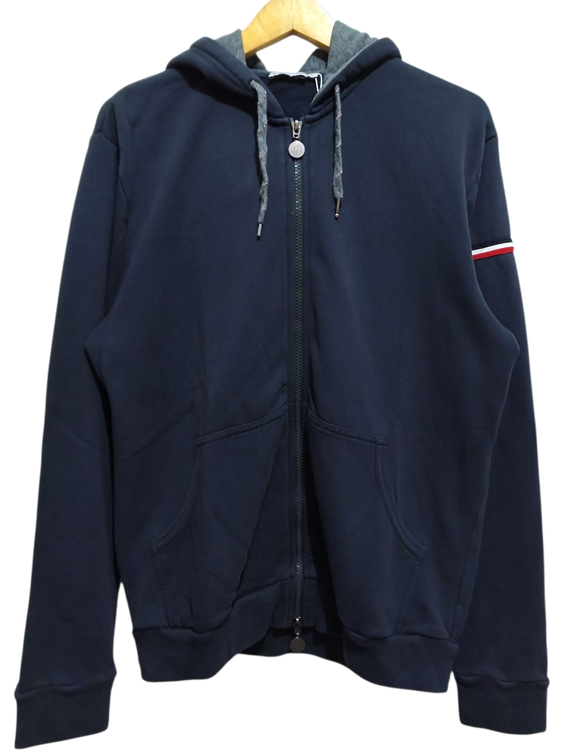 Moncler Moncler Maglia Cardigan Navy Gamme Blue Zip Hoodie Size US L / EU 52-54 / 3 - 4 Thumbnail