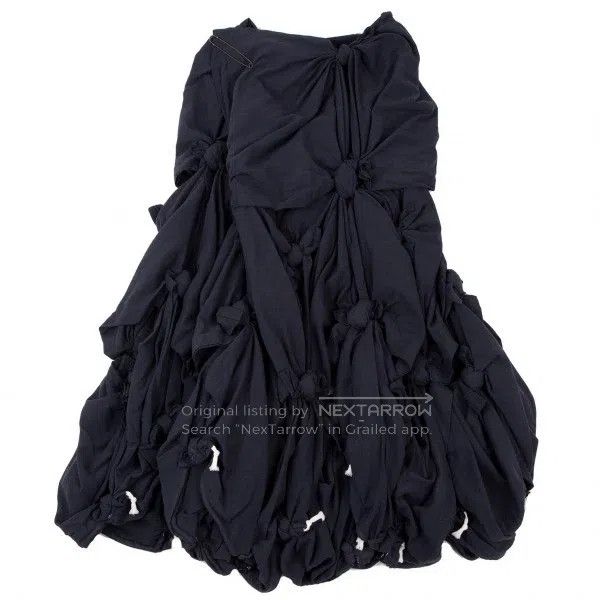 Comme des Garcons Comme Des Garcons size S Navy Blue Vintage Knot Design Hal Size 22" - 4 Thumbnail