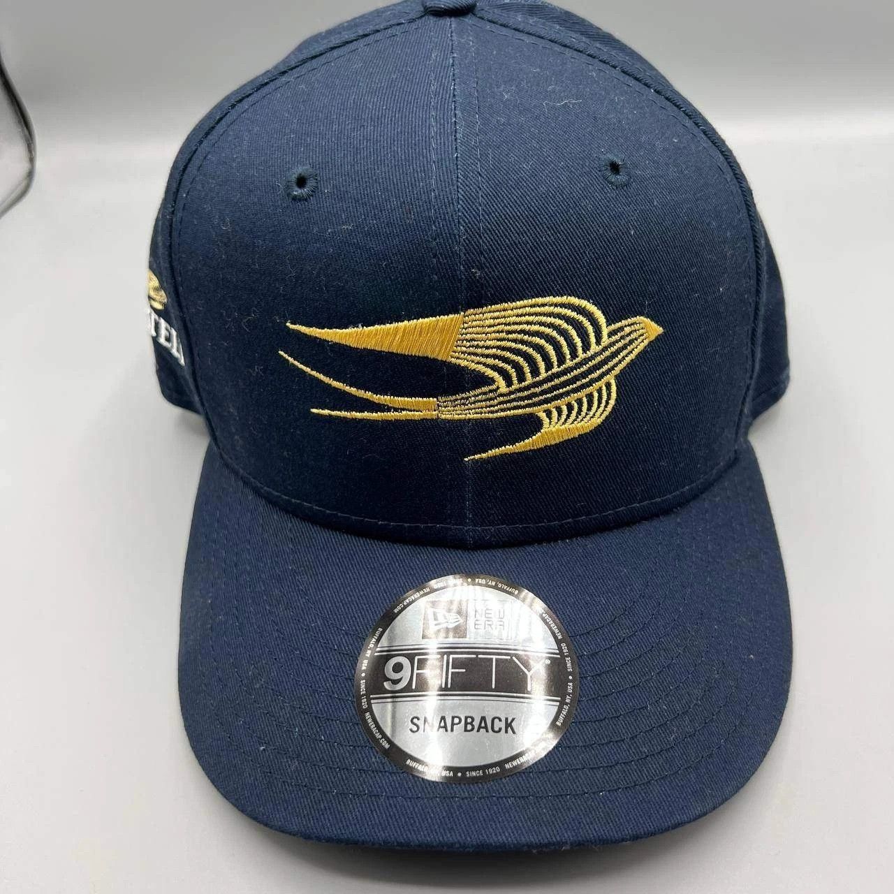 New Era Martell Hat Men Navy Blue Embroidered Snap Back Cap Size ONE SIZE - 3 Thumbnail