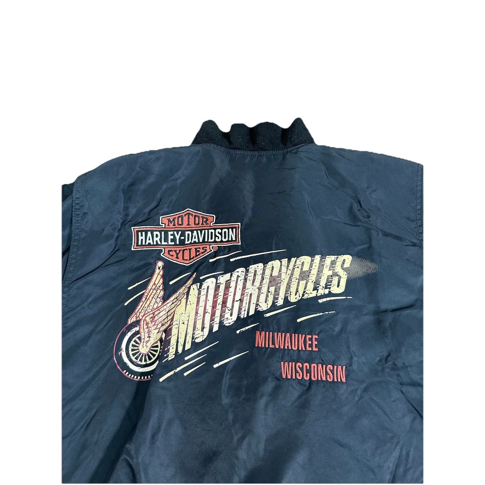 Harley Davidson Vintage Harley Davidson Motorcycle Jacket Biker USA Coat Size US M / EU 48-50 / 2 - 5 Thumbnail