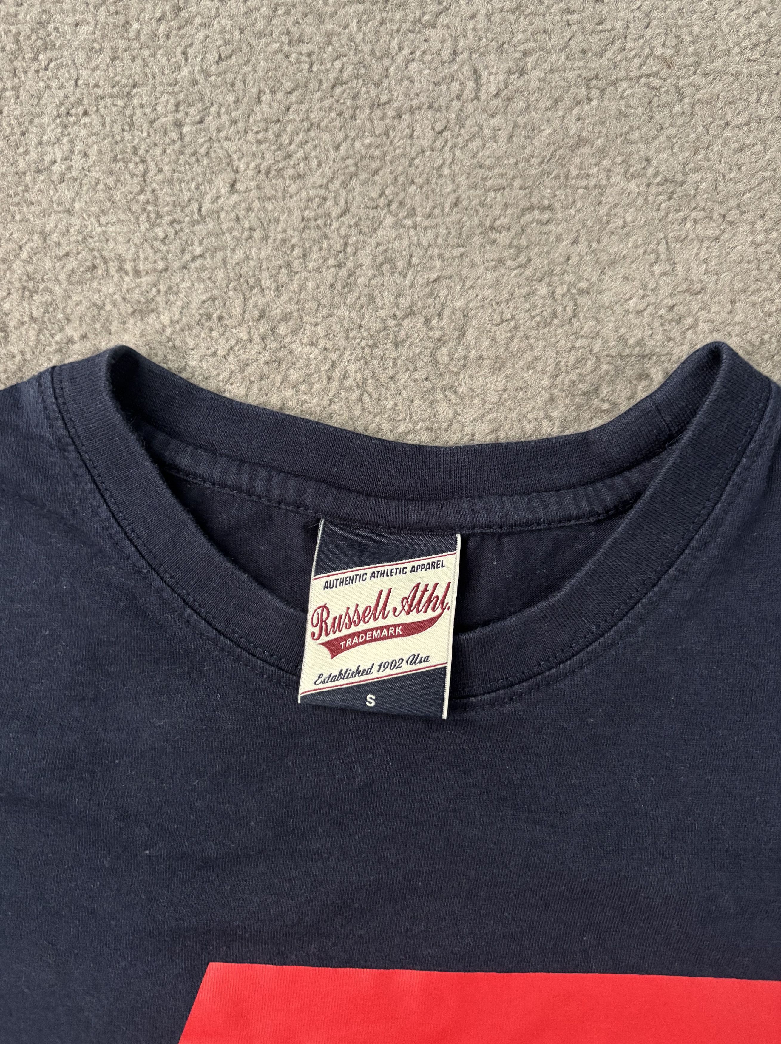 Russell Athletic Russell Athletic T-shirt Navy Blue Basic Print Cotton Size US S / EU 44-46 / 1 - 3 Thumbnail
