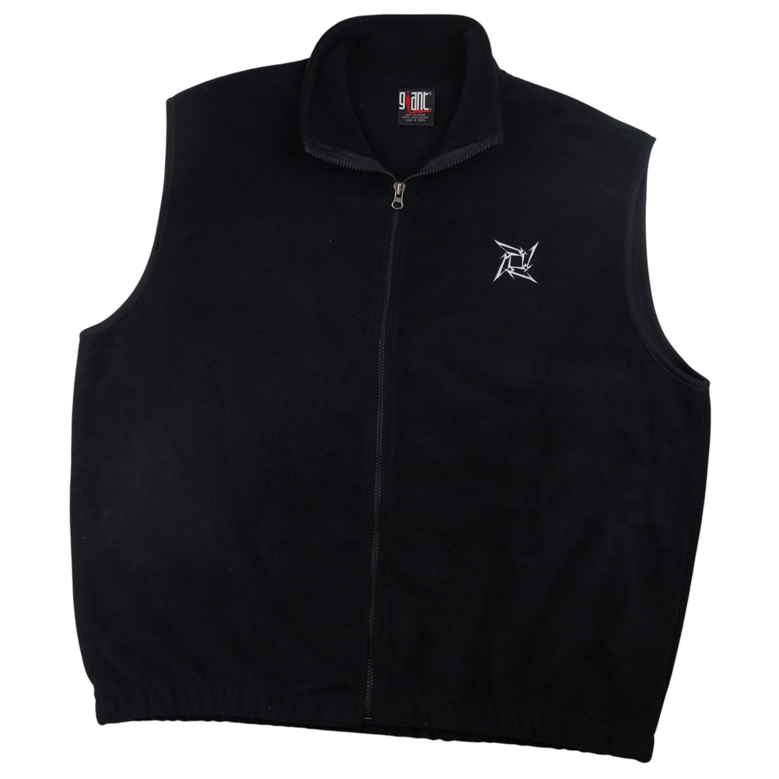 Giant × Vintage Vintage Giant Metallica Logo Fleece Vest Size US XL / EU 56 / 4 - 1 Thumbnail