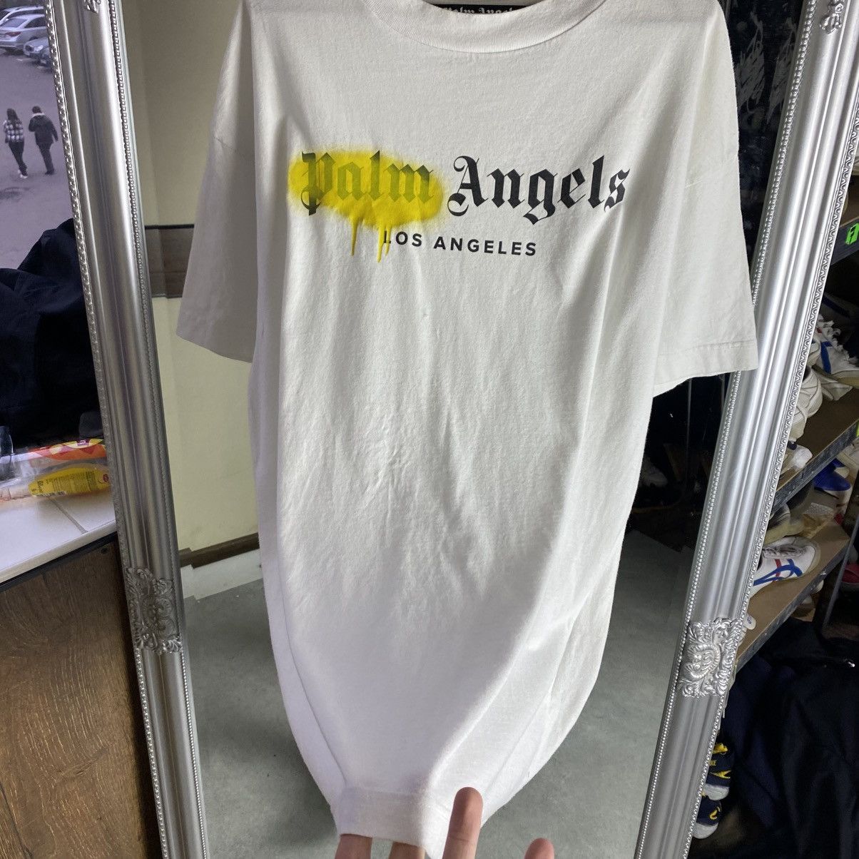 Palm Angels Palm Angels “Los Angeles” T-Shirt – White – Size L Size US L / EU 52-54 / 3 - 3 Thumbnail
