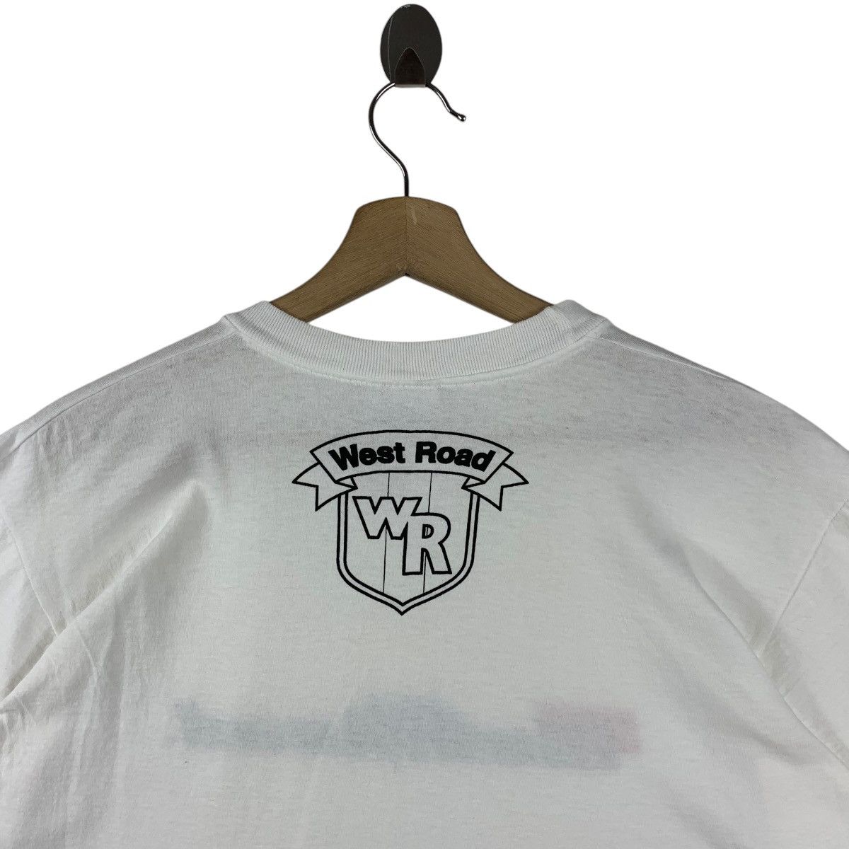 Hanes × Japanese Brand × Vintage Vintage WEST ROAD Spellout tee Size US L / EU 52-54 / 3 - 9 Thumbnail