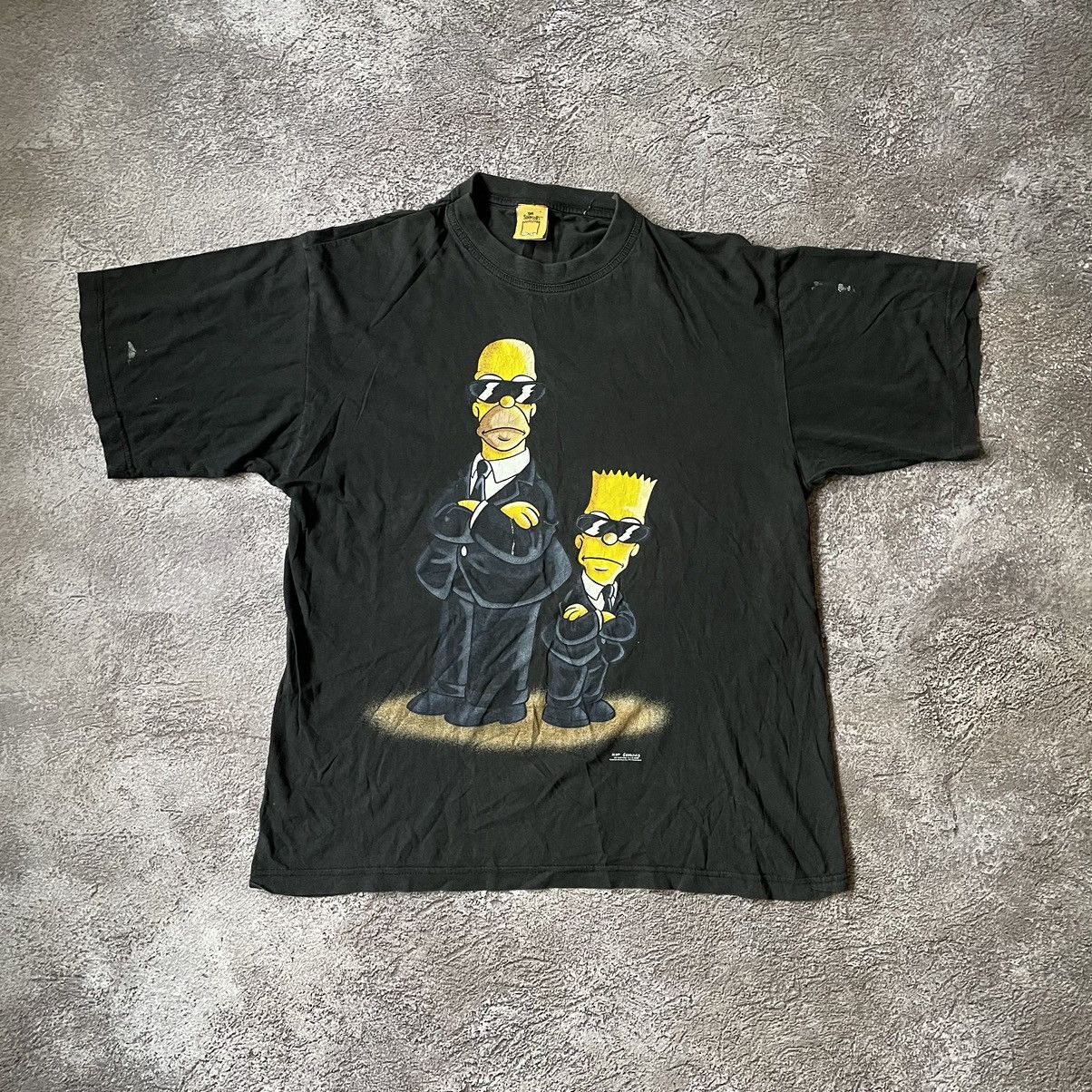 Cartoon Network Vintage Y2K ADULT “ THE SIMPSON AGENT 007 HOMER CARTOON“ Tee Size US XL / EU 56 / 4 - 2 Thumbnail
