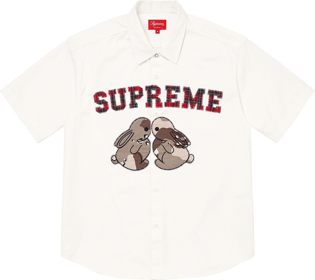 Supreme SPRiNG SUMMER 2023 BUNNiES SHORT SLEEVE WORK SHiRT CANVAS Size US S / EU 44-46 / 1 - 13 Thumbnail
