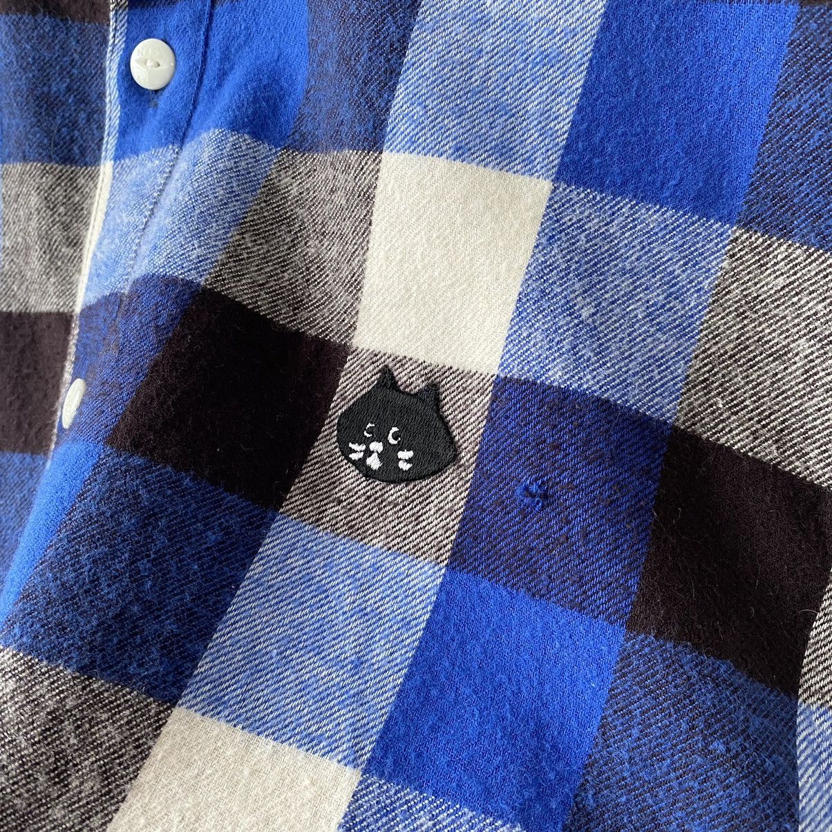 Issey Miyake × Japanese Brand × Ne-Net Ne-net by Issey Miyake Flannel Shirts Size US M / EU 48-50 / 2 - 9 Thumbnail