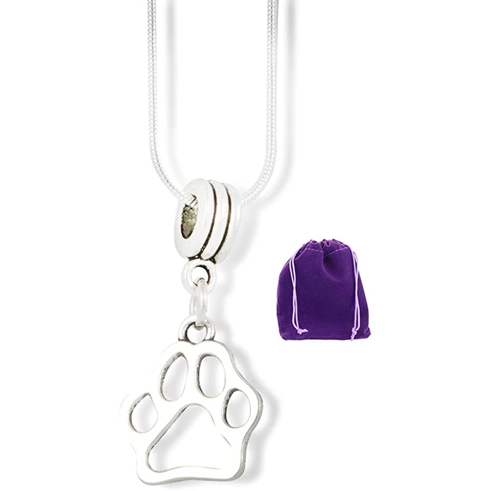 & Other Stories Paw Print Necklace - Dog Necklace Great Gift for Dog Owners Size ONE SIZE - 1 Thumbnail