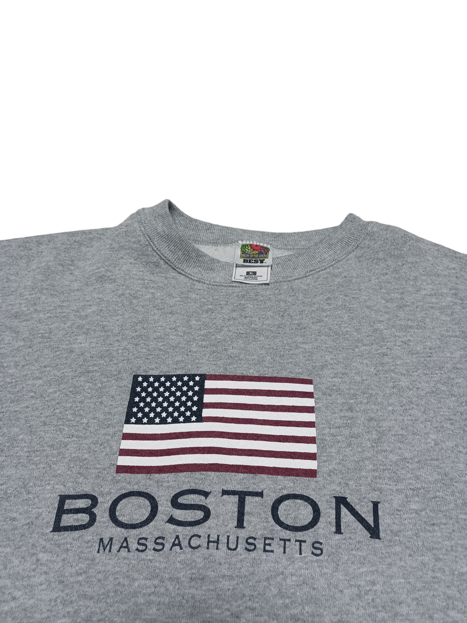 Fruit Of The Loom CHIEF KEEF VINTAGE 90S FOTL MADE IN MEXICO BOSTON USA FLAG Size US XL / EU 56 / 4 - 3 Thumbnail