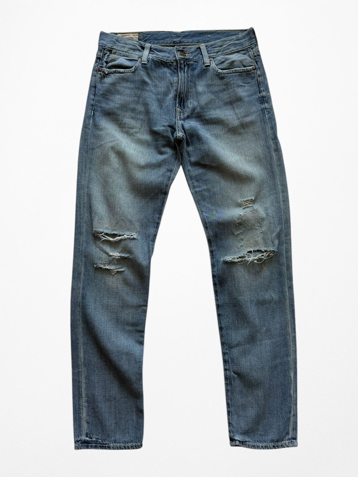 Polo Ralph Lauren Polo Ralph Lauren Boyfriend Slim Damaged Skinny jeans Size US 27 - 1 Thumbnail