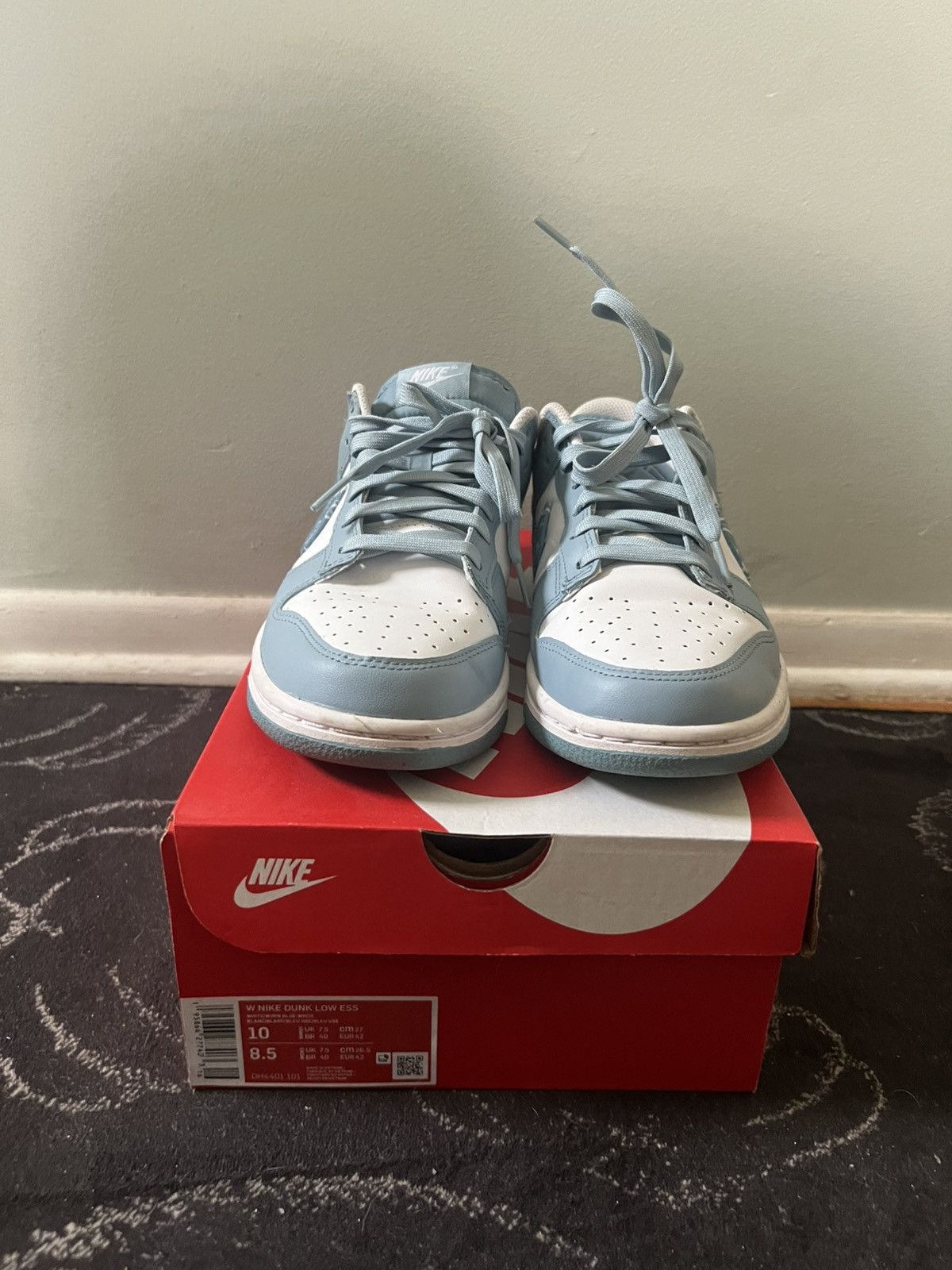 Nike Nike dunk - Paisley Work Blue (2022) Size US 8.5 / EU 41-42 - 6 Thumbnail