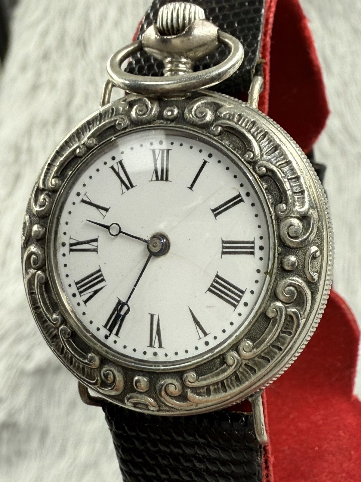 Vintage Vintage Apapt Sterling Silver Pocket Manual Unisex Watch Size ONE SIZE - 7 Thumbnail