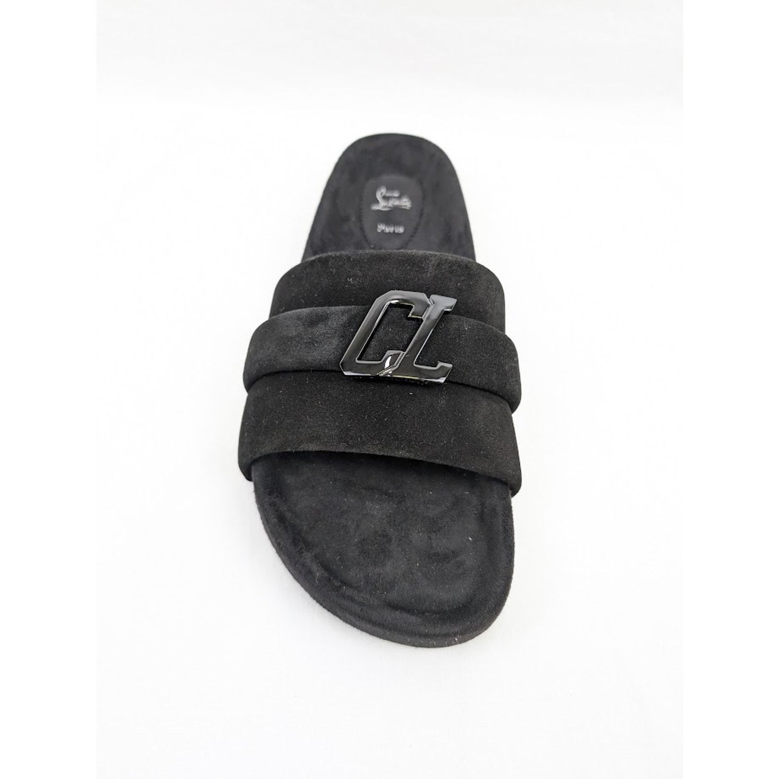 Christian Louboutin o1rshd1 Crosta Varsimule Bizz Flat in Black Size US 13 / EU 46 - 6 Thumbnail