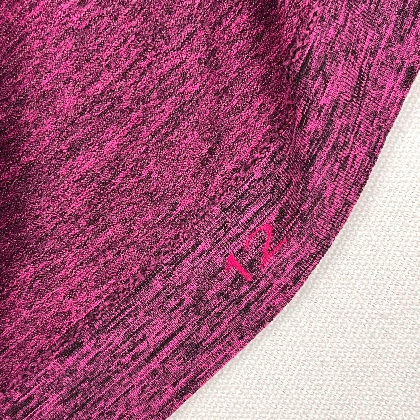 Lululemon Lululemon Swiftly Tech Shirt Size 12 Heathered Pink Long Sleeve Gym Yoga Workout Size XL / US 12-14 / IT 48-50 - 4 Thumbnail
