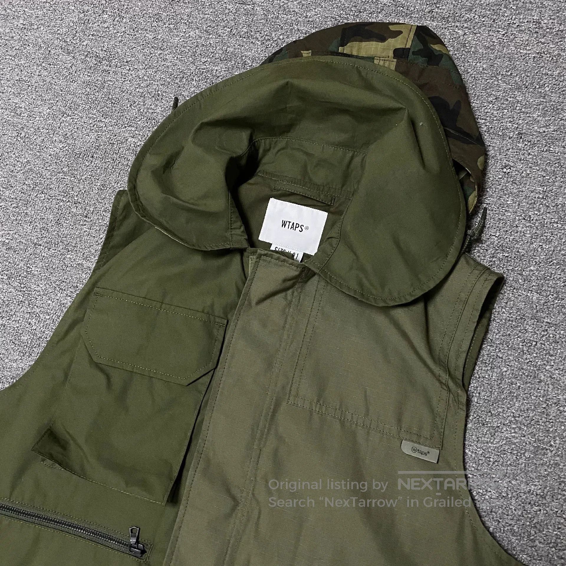 Wtaps WTAPS 21AW TRADER Vest with Hood. Size US S / EU 44-46 / 1 - 5 Thumbnail