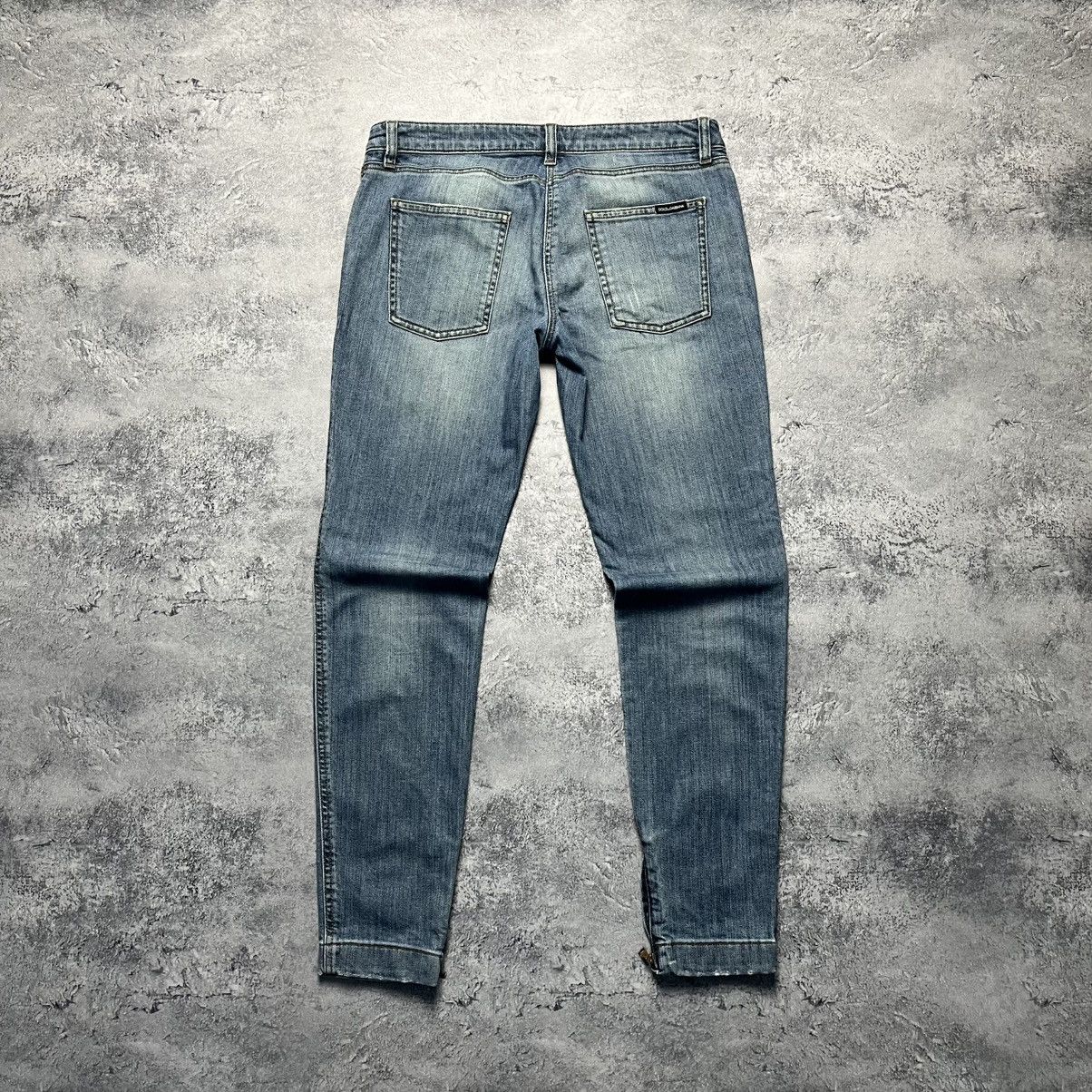 Dolce & Gabbana Vintage Dolce & Gabbana Distressed Blue Denim Jeans Luxury Size 30" / US 8 / IT 44 - 14 Thumbnail