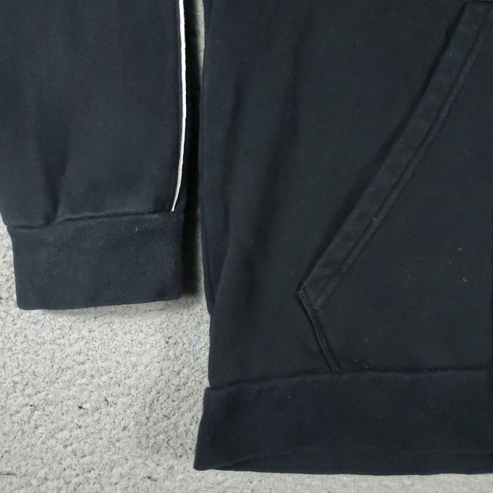 Adidas Adidas Hoodie Mens Large Black Pullover Mock Neck Logo Size US L / EU 52-54 / 3 - 3 Thumbnail