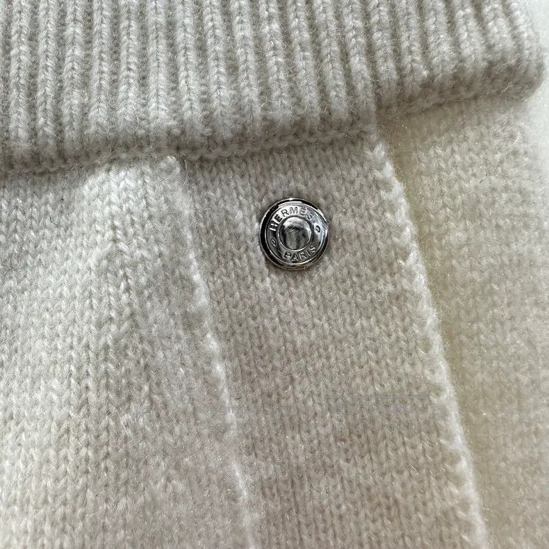 Hermes Hermes Solid color cashmere casual trousers Size 24" / US 00 / IT 34 - 6 Thumbnail
