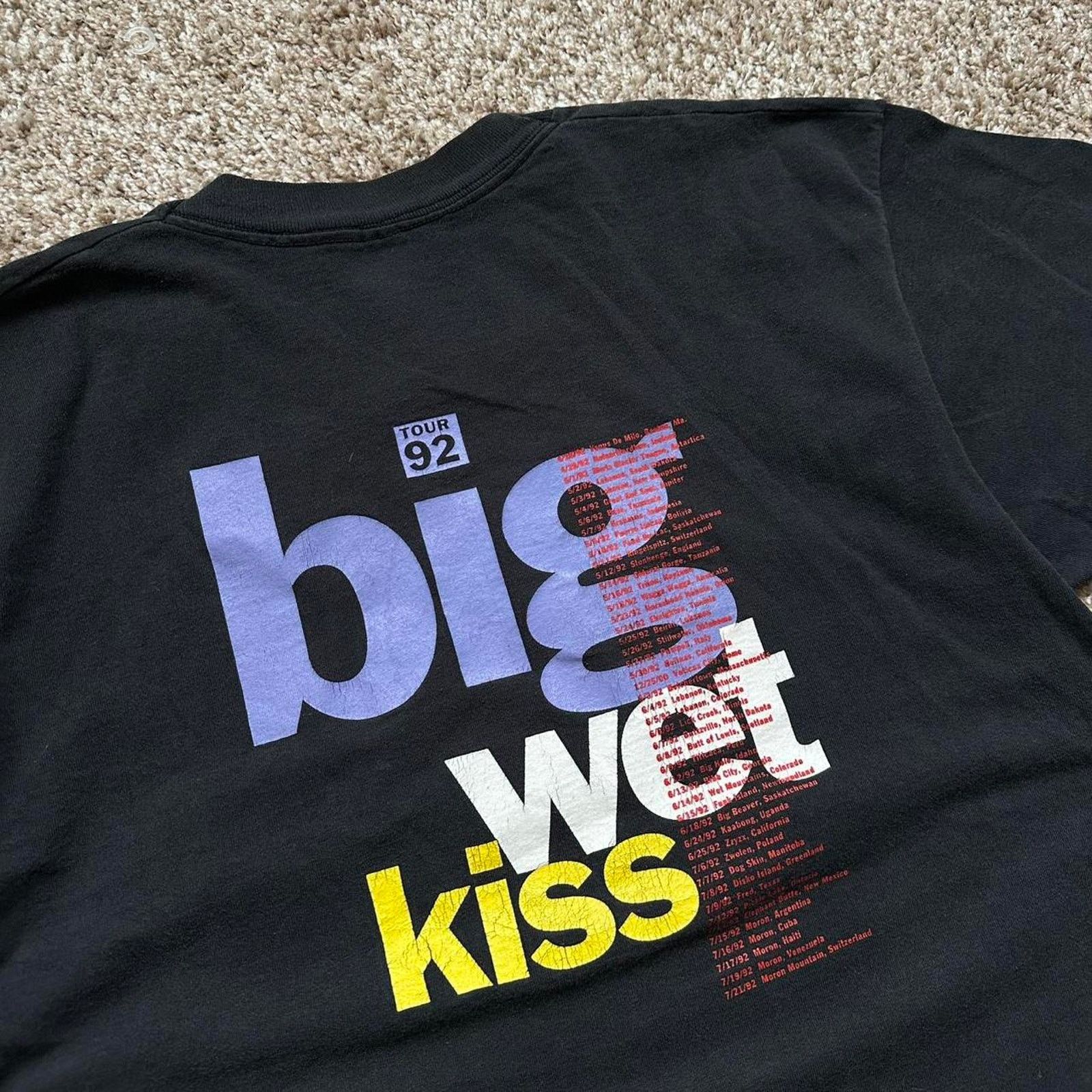 Band Tees × Vintage Rare Vintage 90s Chucklehead Big Wet Kiss Band Tour Shirt Size US XL / EU 56 / 4 - 7 Thumbnail
