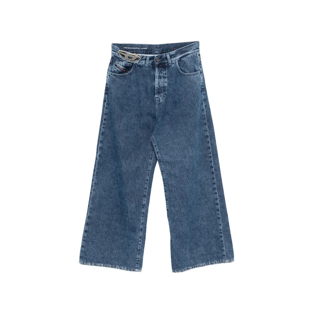 Diesel Diesel BLUE Denim - Wide-Leg Jeans Size 27" / US 4 / IT 40 - 1 Thumbnail