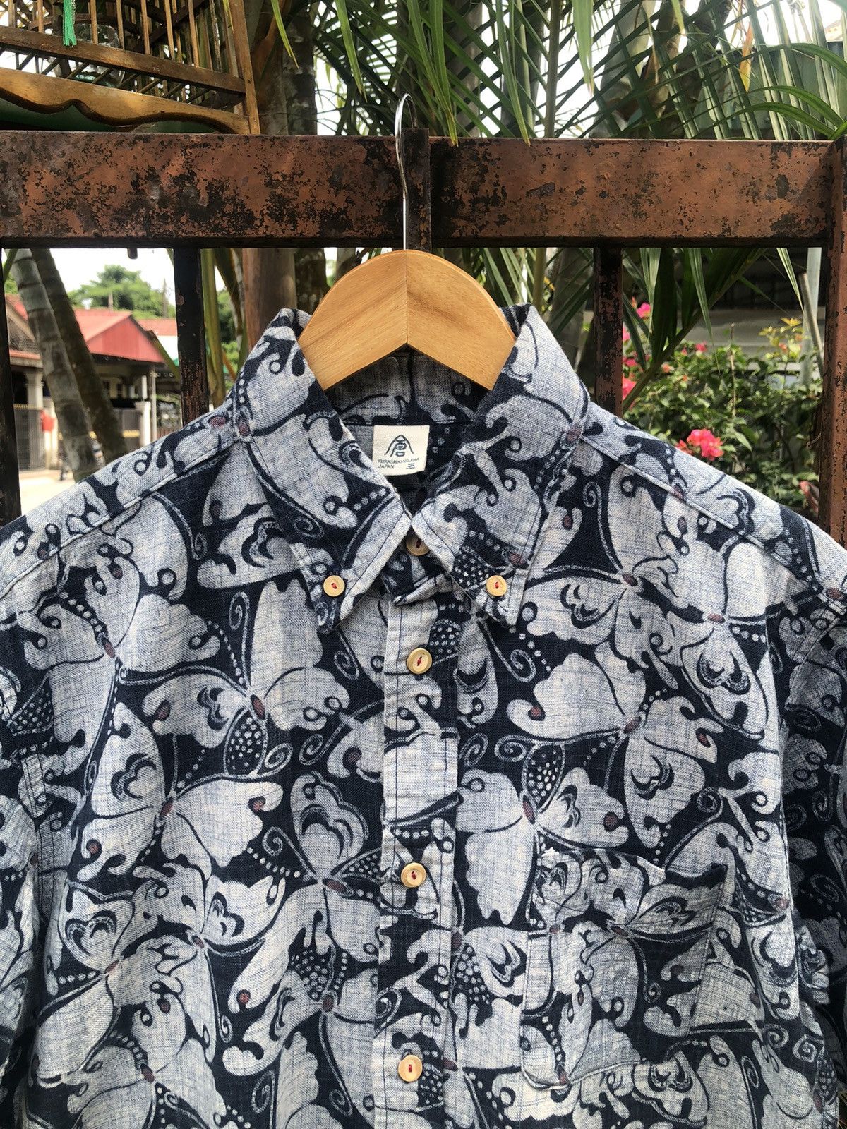 Last Drop‼️VTG ETERNAL KURASHIKI KOJIMA JAPAN Shirt Button Up