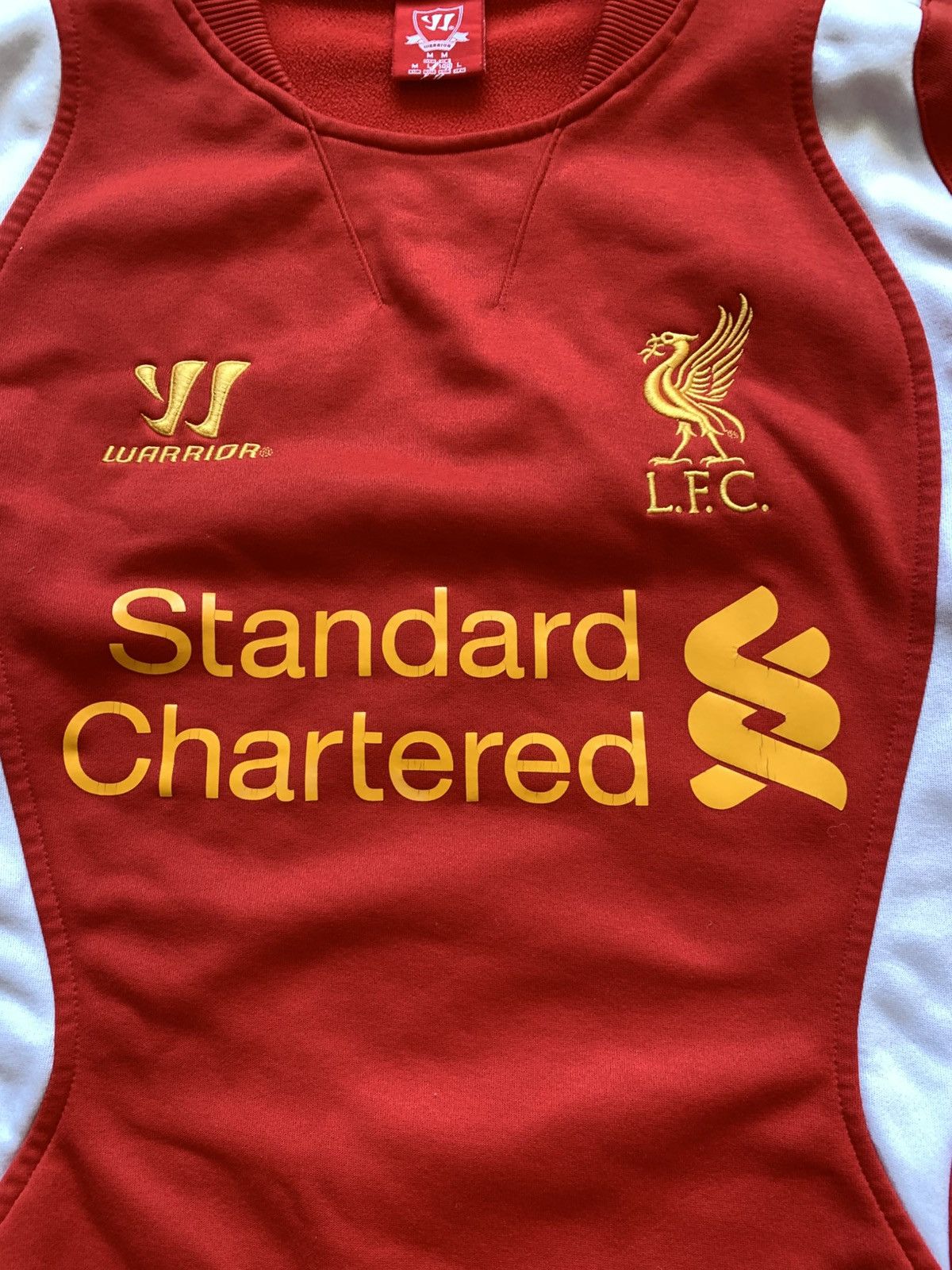 Warrior 🔥LIVERPOOL 2012/13 TRACK TOP SWEATSHIRT WARRIOR SOCCER Size US M / EU 48-50 / 2 - 5 Thumbnail